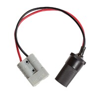 50 Amp 12-36V Connector To 15A Accessory Socket (300mm)