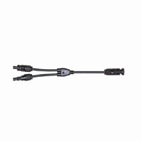 Solar Panel Y-Lead Connector â€“ 2 Plugs to 1 Socket