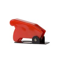 Red Toggle Switch Safety Cover to Suit Metal Toggle Switch (Model No. KT71007) Retail Blister Qty 1