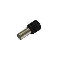 Bootlace Ferrules Black 25.0mm_