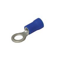 Terminals Ring Blue 10mm Pack 8