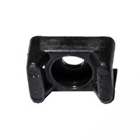 Cable Tie Anchor Base Screw Black 3.7mm Dia