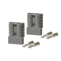 50A 12-48V Heavy Duty Connector Grey Twin Pack