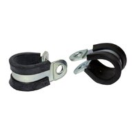 Cable Clamps Metal Rubber 10mm