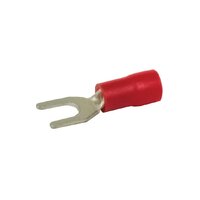 Terminals Fork Red 3mm Double Grip