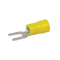Terminals Fork Yellow 4mm