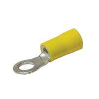 Terminals Ring Yellow 13mm Double Grip