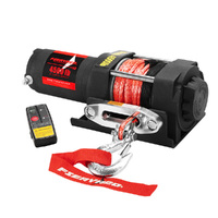 FIERYRED Electric Winch 4500LBS/2045kg 12V Synthetic Rope Wireless Remotes ATV UTV