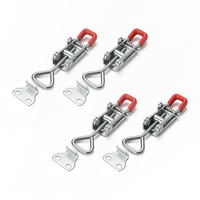 SAN HIMA 4Pcs Over Centre Latch Small Trailer Toggle Overcentre Latch Fastener UTE 4WD