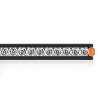 LIGHTFOX 28inch Osram LED Light Bar Super Slim Single Row Spot Flood Beam Offroad