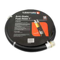 Lubemate 1" 4m Anti-Static Fuel Hose with 1" BSP Fittings LH254S