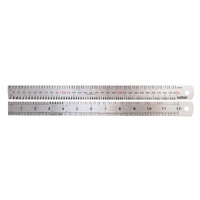 Lufkin 300mm/12" Stainless Steel Ruler LSR300