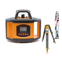 Metsys Dual grade rotationg self level construction laser horizontal and vertical digital with tripod and 5m staff