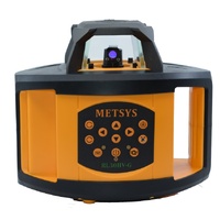 Metsys rotating self level construction laser horizontal and vertical green beam