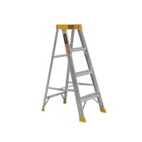 Gorilla Ladders Single sided A-frame ladder 4 Step (1.15m) Pro-Lite Aluminium 150kg Industrial  M004-PRO