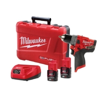 Milwaukee 12V 13mm Brushless Hammer Drill-Driver 2.0Ah Set M12FPD-202C