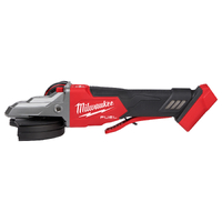 Milwaukee 18V Fuel 125mm (5") Flathead Braking Angle Grinder with Deadman Paddle Switch (Tool Only) M18FAGF125XPDB-0