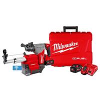 Milwaukee 18V FUEL 26mm SDS Plus Rotary Hammer with Dust Extractor 8.0ah Kit M18FHPDEX802C