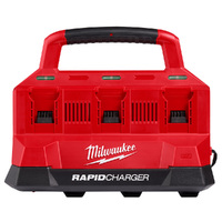 Milwaukee 18V 6 Bay PACKOUT Rapid Charger M18PC6