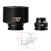M7 Impact Socket 1" Drive 6 Point 63mm M7-MA811M63