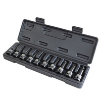 M7 10pcs T20 - T70 Impact Torx Socket Set 1/2" Drive M7-MB46010R