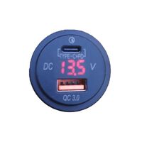 QC3.0 Type C+PD and Voltmeter to Anderson Style 50A 2 meter