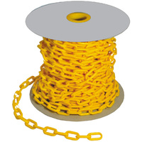 Yellow Safety Chain 40m Roll