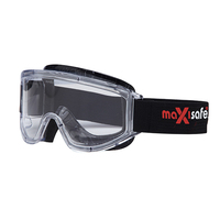 Maxi Goggles with Anti-Fog Clear Lens 6x Pack