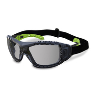 EVOLVE Safety Glasses with Gasket & Headband Smoke Lens 12x Pack