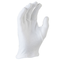 Maxisafe Interlock Cotton Glove with Hemmed Cuff Mens 12x Pack