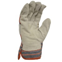 Candy stripe leather glove carded 12x Pack