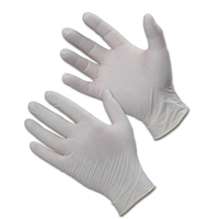 Latex Disposable Gloves Powdered Box 100 10x Pack