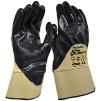 Blue Knight Nitrile 3/4 Dipped Glove with Safety Cuff XLarge 12x Pack