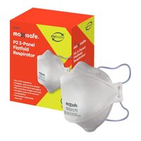 Maxisafe P2 3-Panel Flat Fold Respirator (Box of 20)