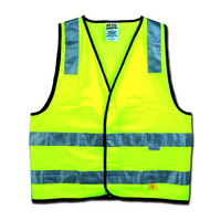 Maxisafe Hi-Vis Yellow D/N Safety Vest (Class D/N)