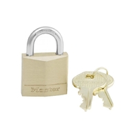 Master Lock Padlock Brass Diamond Medium Security 30mm Keyed To Differ 130DAU Master Lock 