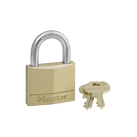 Master Lock Padlock Brass Diamond Medium Security 40mm Keyed To Differ 140DAU Master Lock 