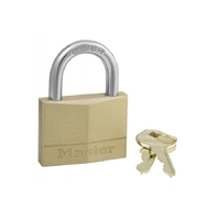Master Lock Padlock Brass Diamond Medium Security 50mm Keyed To Differ 150DAU Master Lock 