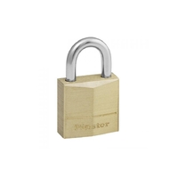 Master Lock Padlock Brass Diamond Medium Security 60mm Keyed To Differ 160DAU Master Lock 