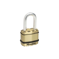 Master Lock Padlock Laminated Steel High Security 45mm Extended Shackle M1BDLHAU Master Lock 
