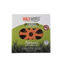 WaxWorks Terracotta Holder With 6 Incense Coils