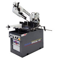 MACC Bandsaw 300mm Cap Swivel Head Dual Mitre Variable Speed 240v 1ph Hyd Downfeed (1 x Crate 1 x Carton) MB-411CSOV-1