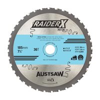 Austsaw 185mm 36T RaiderX Metal Blade MBR1852036