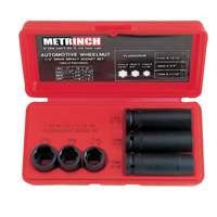 Metrinch 6 Piece Automotive Wheelnut Impact Socket Set MET-2460