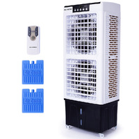 POLYCOOL 35L 220W Evaporative Air Cooler Portable Industrial Fan, Purifier, Humidifier, Remote Control