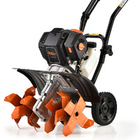 PLANTCRAFT Titan 9 15' 4-Stroke Petrol Handheld Cultivator Tiller