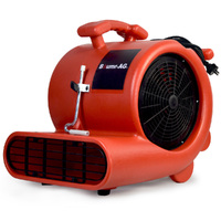 BAUMR-AG 3-Speed Carpet Dryer Air Mover Blower Fan, 1300CFM, Sealed Copper Motor, Poly Housing
