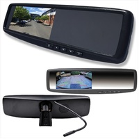 4.3 LCD Rear View Mirror Monitor with 2Inputs Vehicle Specific Mount Display