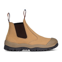 Mongrel Elastic Sided Safety Boot with Scuff Cap Wheat Size AU/UK 5 (US 6)