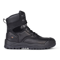 Mongrel High Leg Lace Up Safety Boot with Scuff Cap Black Size AU/UK 5 (US 6)